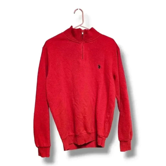 U.S Polo Assn Men's Quarter Zip Pullover Sweater Size XS - Picture 1 of 6